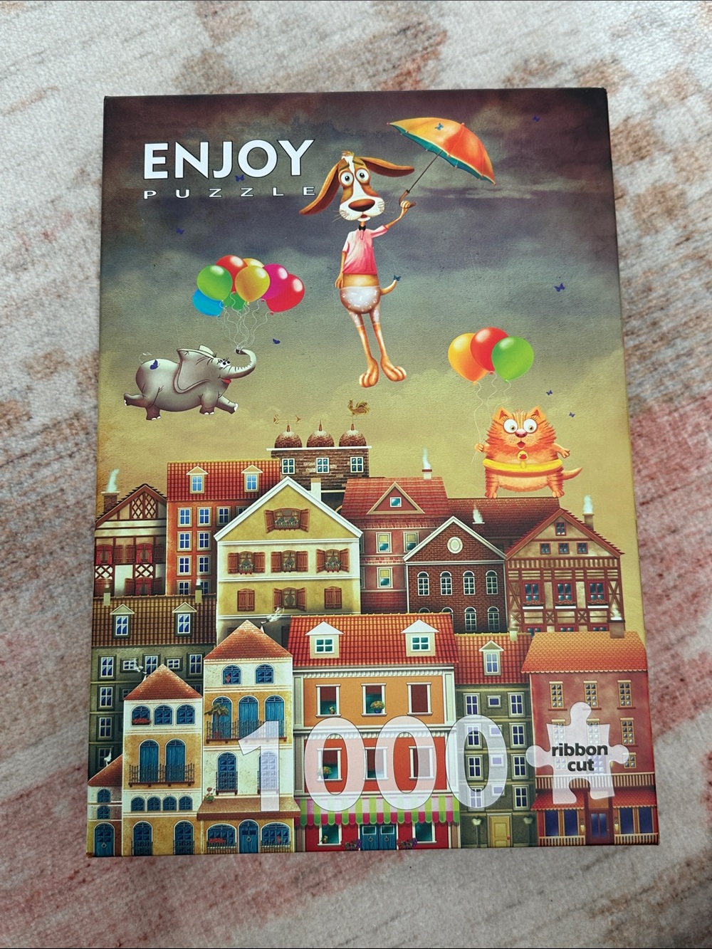 ENJOY Puzzle- Above The City 1000 Piece Puzzle
